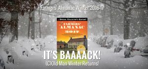 Click to Enlarge a look at Farmers' Almanac website header.