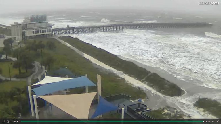 hurricane matthew webcams